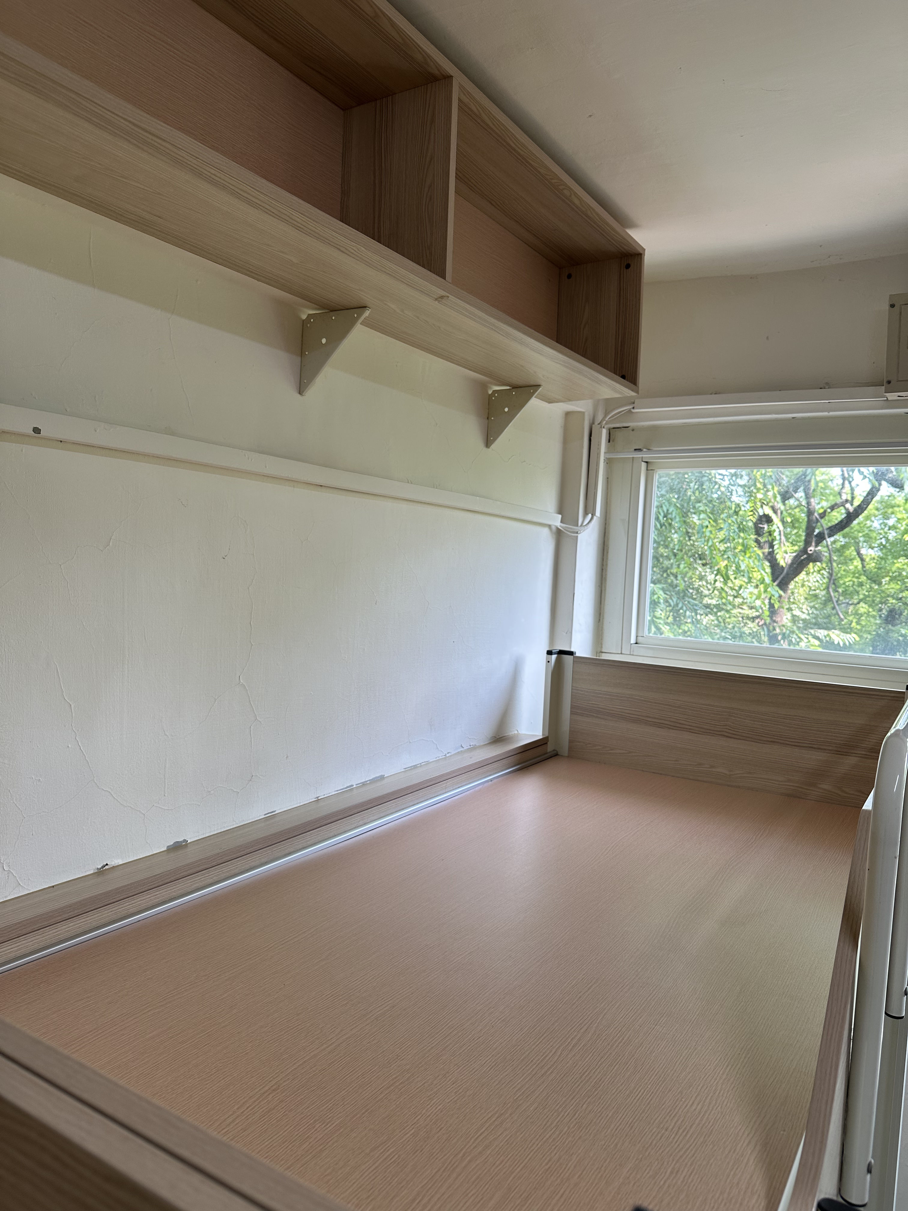 Upper Bunk and Overhead Cabinet