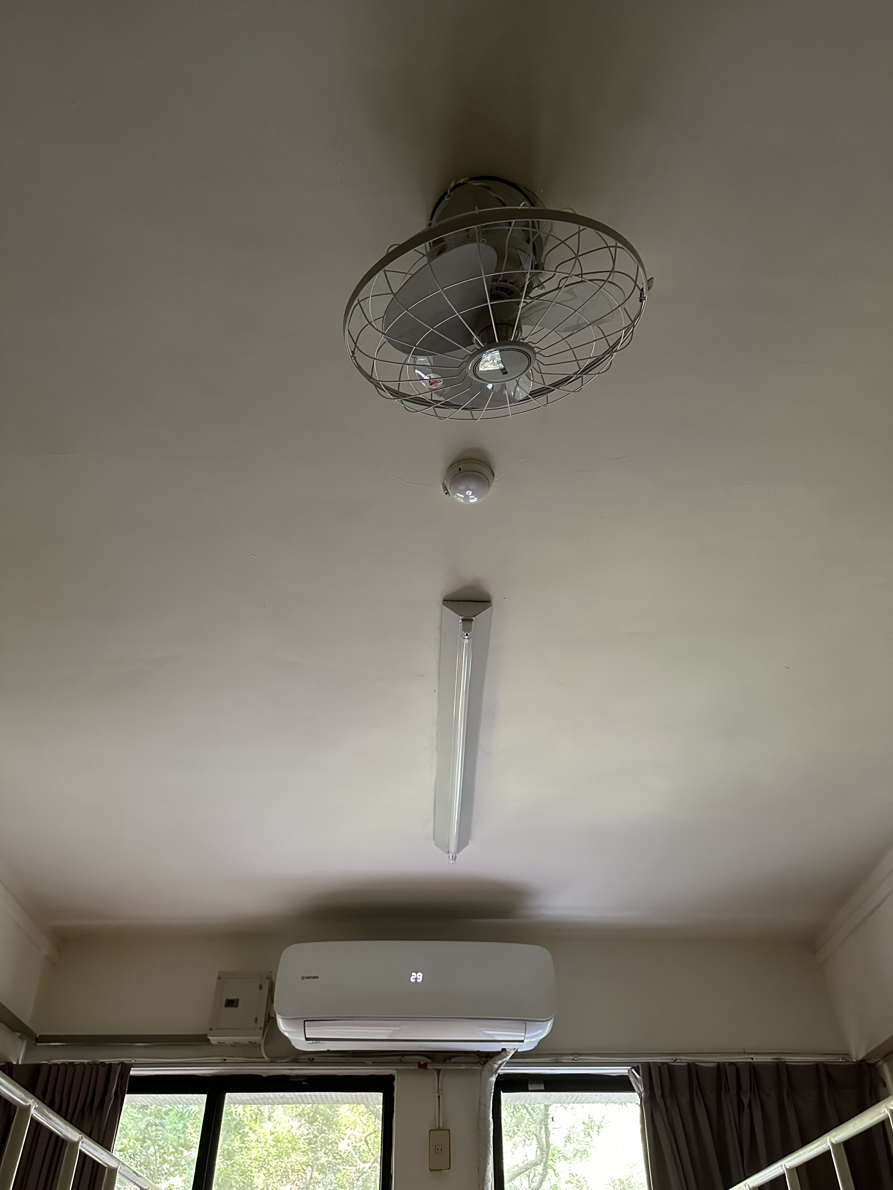 Light, Fan, and Air Conditioner