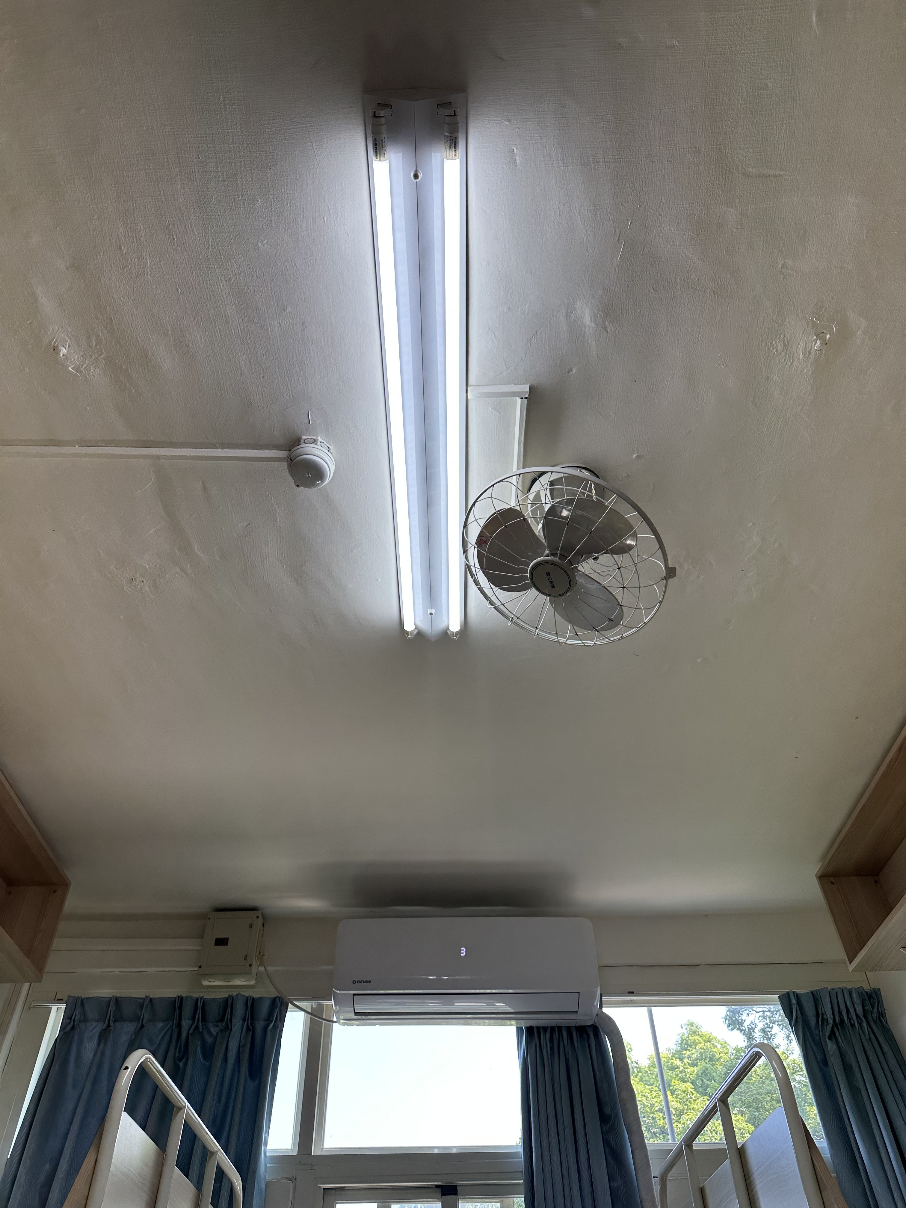 Light, Fan, and Air Conditioner