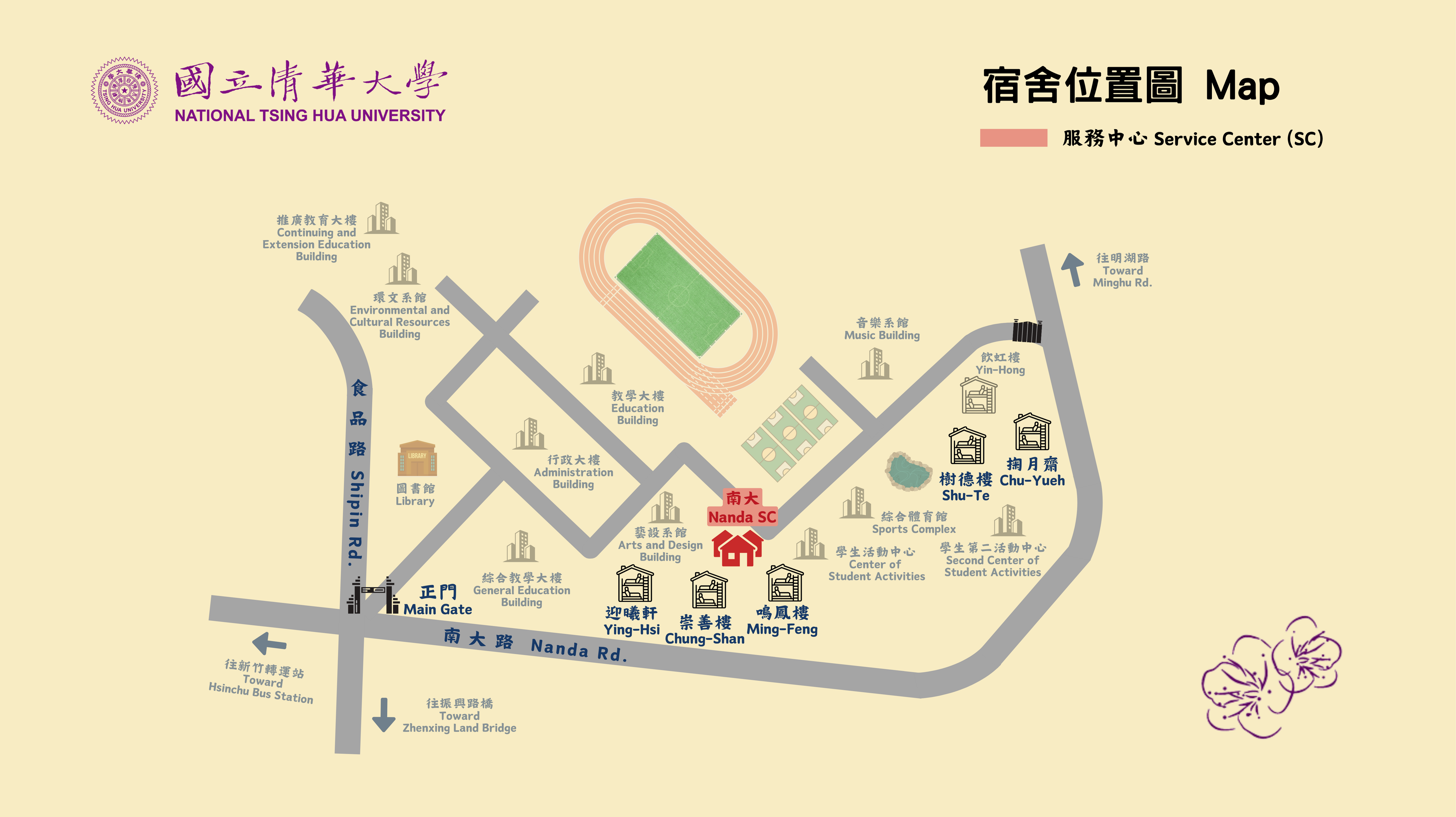 Nanda Dorm Map