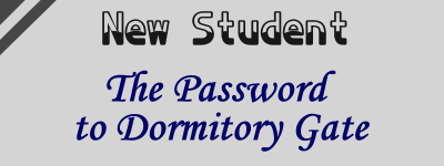 The password for new student